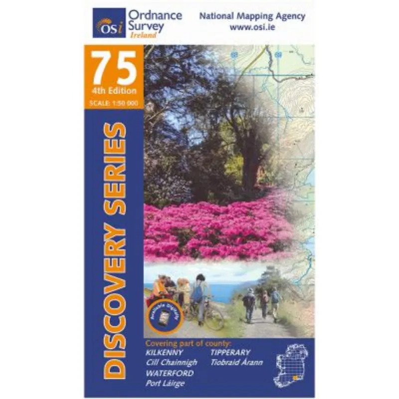 OSI Discovery Series Sheet 75 Lamfold Kilkenny Tipperary Waterford 4th Edition 2017
